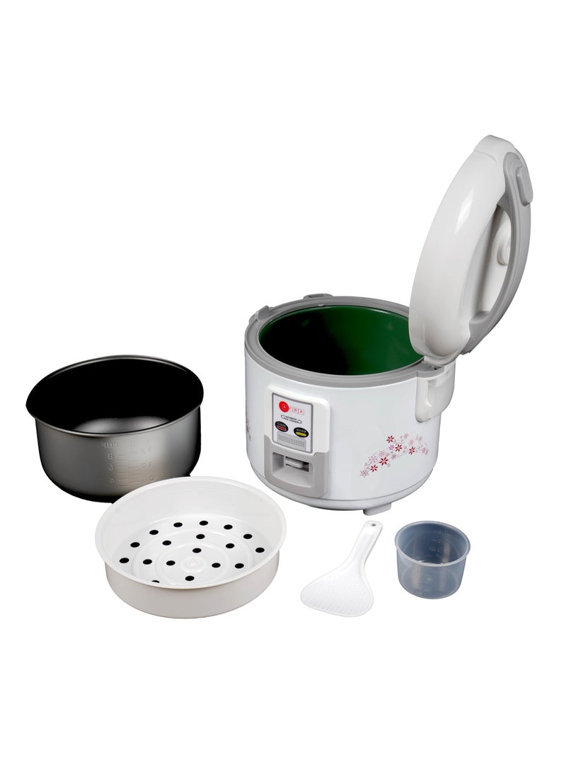 عفرا جهاز طهي الأرز الياباني بسعة 1.5 لتر، وعاء داخلي من الألومنيوم، لوح تسخين سريع وفعال، قابل للغلق بالكامل، يحافظ على النكهات والمغذيات، معتمد من G-MARK ESMA ROHS وCB - Image 2