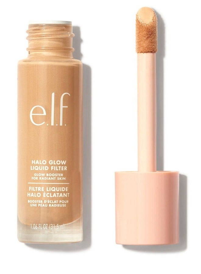 e.l.f. - Wrap Hello Glow Liquid Facial Filter Medium 5 - 31.5 Oz Beige - Image 1