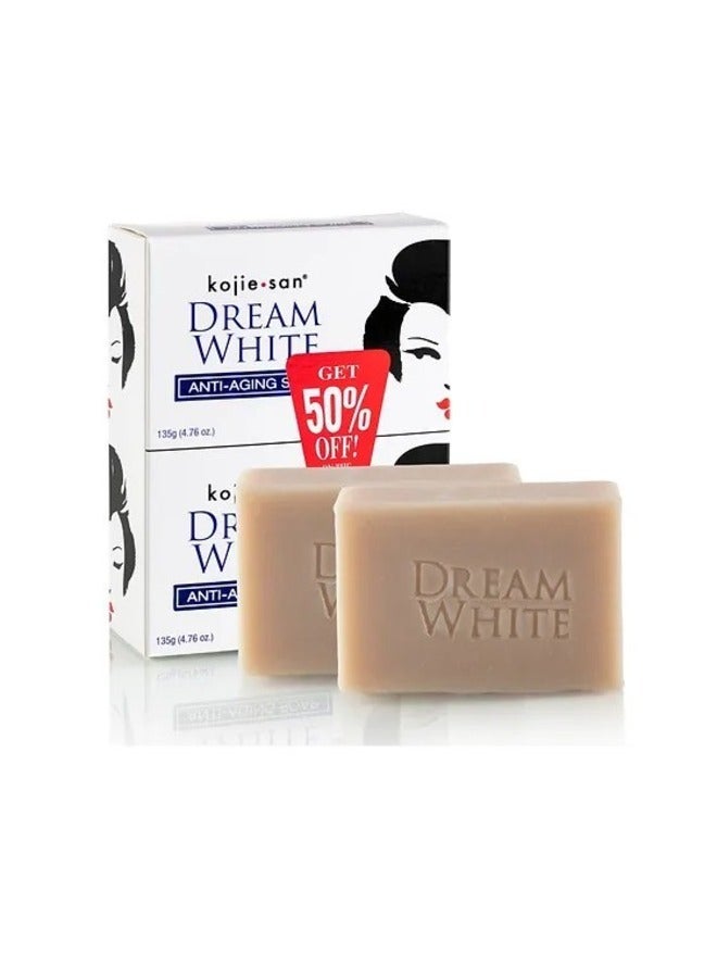 kojie.san - Dream White Anti-Aging Soap 135.0grams - Image 1