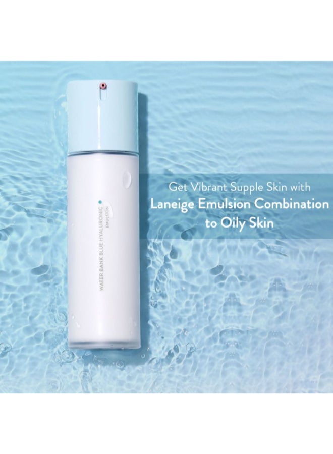 LANEIGE Water Bank Blue Hyaluronic Emulsion For Combination To Oily Skin White 120ml  - Image 2