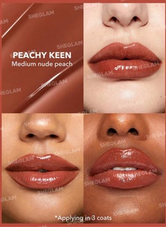 SHEGLAM Pout Perfect Shine Lip Plumper Peachy Keen  - Image 5