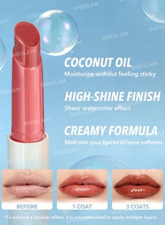 SHEGLAM Pout Perfect Shine Lip Plumper Peachy Keen  - Image 2