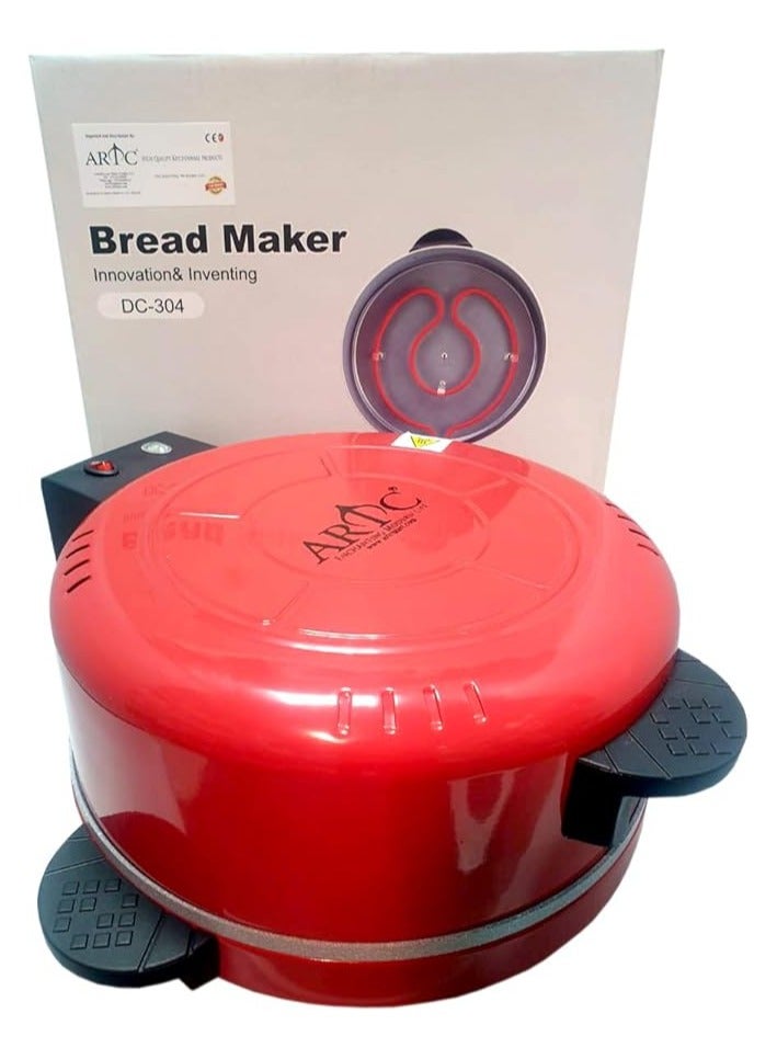 KOOLEN Arabic Bread And Pizza Maker 1800 W 800109002 Red  - Image 5