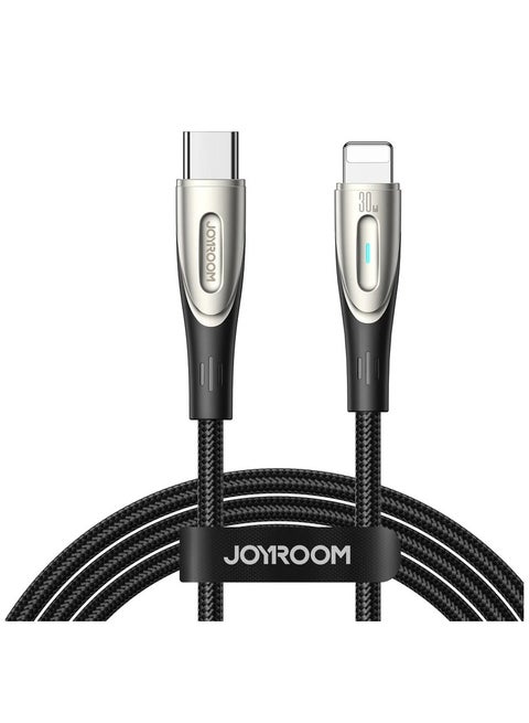 SA27-CL3 30W Data Cable (Type c To Lightning) 3m-Black Black