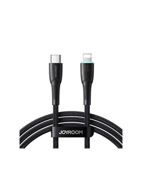 JOYROOM SA32-CL3 Starry Series 30W Fast Charging Data Cable (Type-C To Lightning) 1M Black