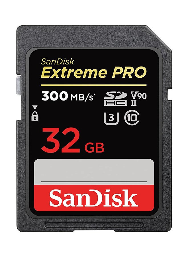 Sandisk - 256GB Extreme PRO SDXC UHS-II Memory Card - C10, U3, V90, 8K, 4K, Full HD Video, SD Card - SDSDXDK-256G-GN4IN 256 GB - Image 1