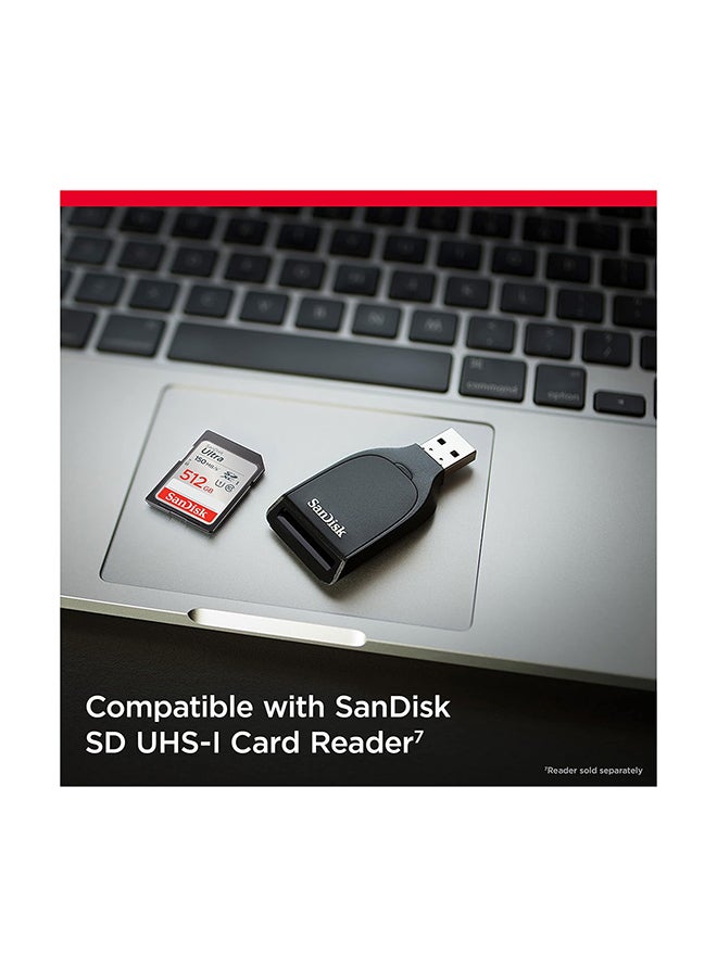 Sandisk 512GB Ultra SDXC UHS-I Memory Card - Up to 150MB/s, C10, U1, Full HD, SD Card - SDSDUNC-512G-GN6IN 512 GB  - Image 2