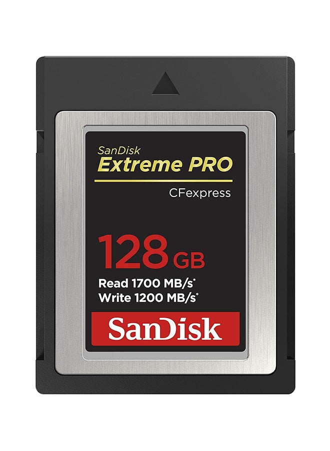 Sandisk Extreme Pro Cfexpress Type B Card,1700 MB/s R & 1200 MB/s W, Black, 128GB 128 GB  - Image 1