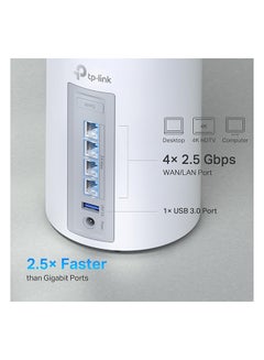TP-LINK BE9300 Whole Home Mesh WiFi 7 System White  - Image 4