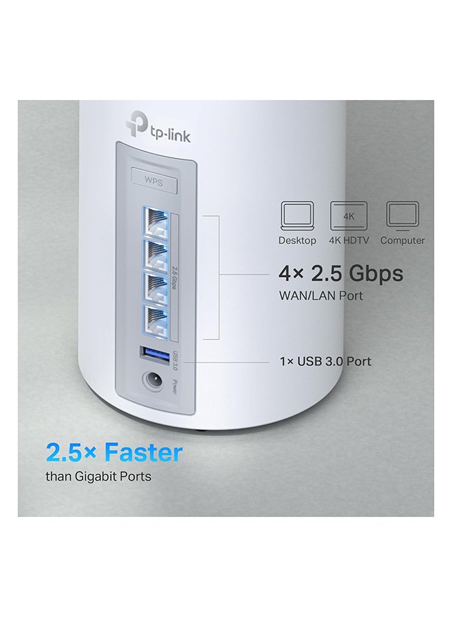 TP-LINK BE9300 Whole Home Mesh WiFi 7 System White  - Image 4
