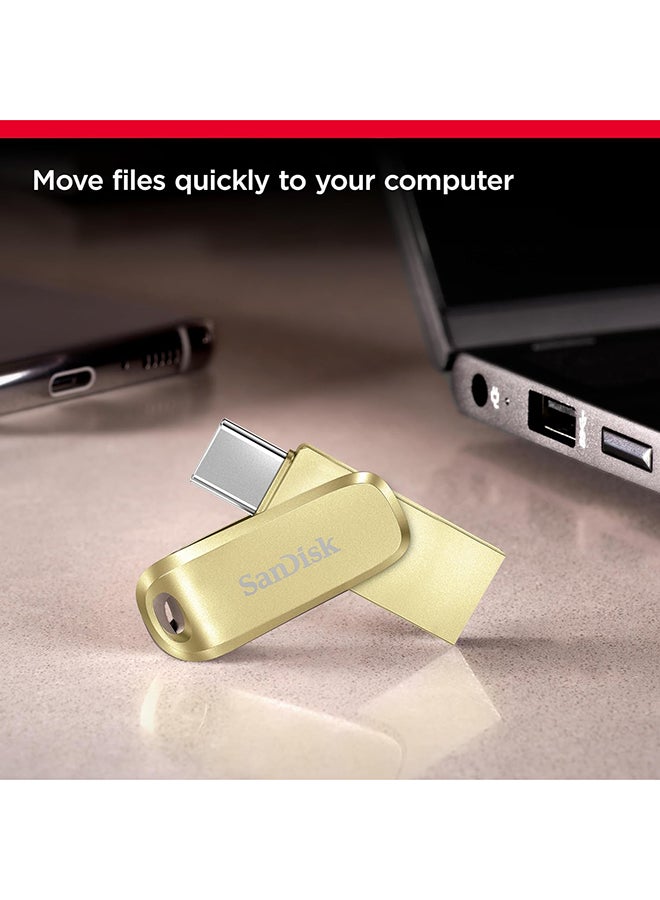 Sandisk - 256GB Ultra Dual Drive Luxe USB Type-C - Up to 400MB/s - SDDDC4-256G-G46GD 256 GB - Image 1