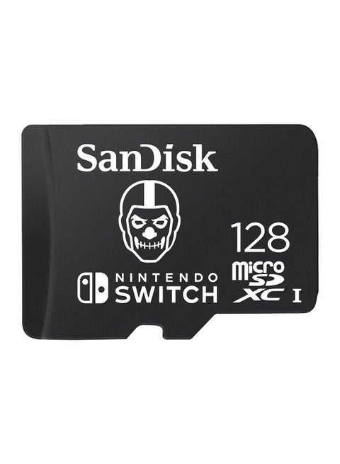 128GB microSDXC-Card Licensed for Nintendo-Switch, UHS-I, Read speeds up to 100MB/s and write speeds up to 90MB/s,Fortnite Edition - SDSQXAO-128G-GN6ZG 128 GB