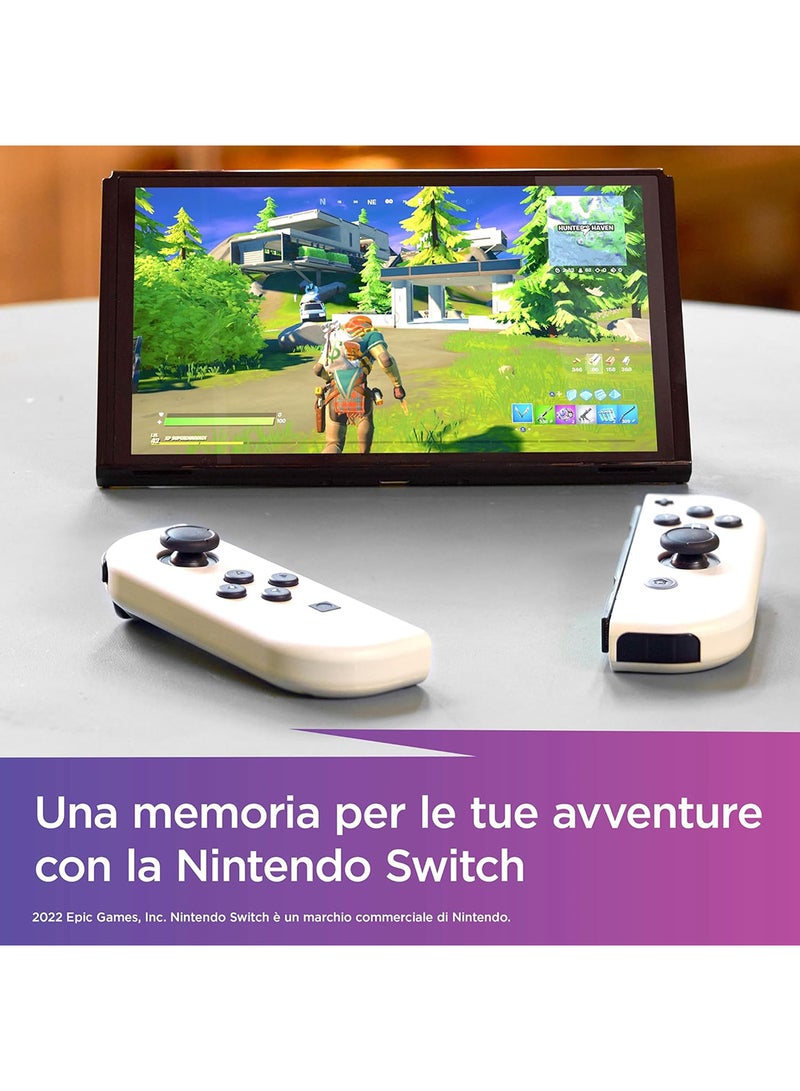 Sandisk - 128GB microSDXC-Card Licensed for Nintendo-Switch, UHS-I, Read speeds up to 100MB/s and write speeds up to 90MB/s,Fortnite Edition - SDSQXAO-128G-GN6ZG 128 GB - Image 1