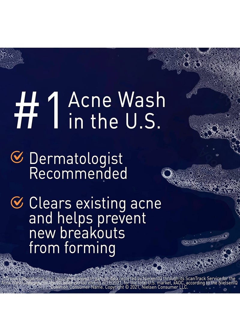PanOxyl - Acne Foaming Wash Benzoyl Peroxide 10% Maximum Strength Antimicrobial, 5.5 Oz 156grams - Image 1