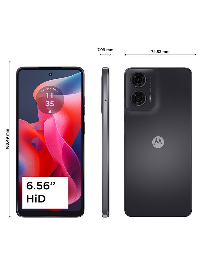 Motorola - G24 Dual SIM Matte Charcoal 8GB RAM 128GB 4G - Middle East Version - Image 1