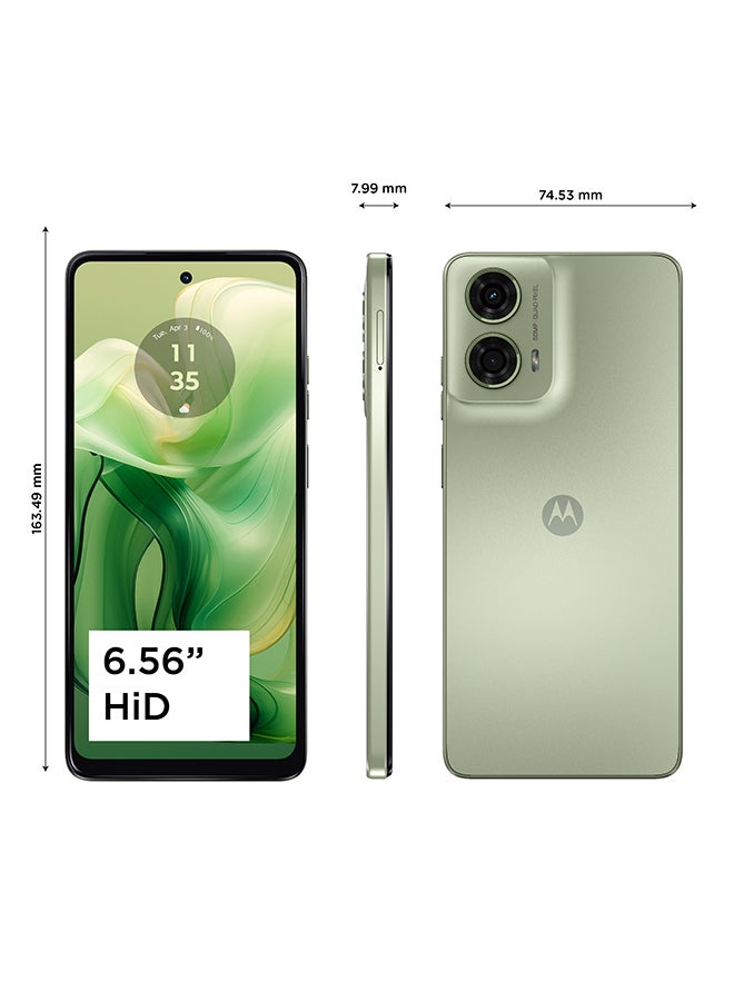 Motorola G24 Dual SIM Ice Green 8GB RAM 128GB 4G - Middle East Version  - Image 4