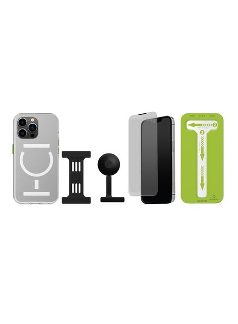 Bundle(  Magnetic Strap + Sirius Fill Light + Anti-Glare Screen Protector + Goui Transparent Cover ) Black