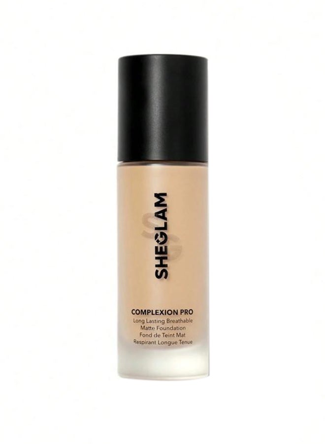 Complexion Pro Long Lasting Breathable Matte Foundation - Nude Beige