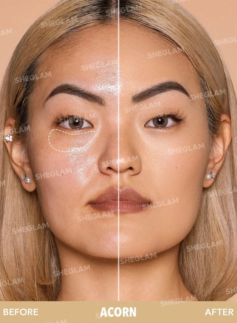 SHEGLAM - 12-Hour Full Coverage Concealer - Acorn Acorn - Image 1