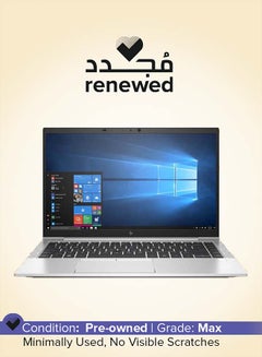 Renewed - Elitebook 840 G7 Laptop With 14-Inch FHD Display,Intel Core i5/Quad Core/10th Generation/16GB DDR4 RAM/512 GB SSD/Windows 10 Pro English Silver