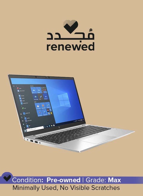 Renewed - Elitebook 840 G8 Laptop With 14-Inch FHD Display,Intel Core i7/Quad Core/11th Generation/16GB DDR4 RAM/512 GB SSD/Windows 10 Pro English Silver