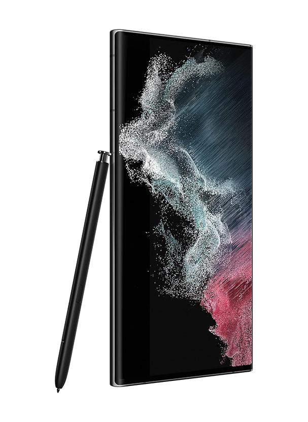 سامسونج تم تجديده - هاتف Galaxy S22 Ultra ثنائي الشريحة بلون أسود فانتوم وذاكرة وصول عشوائي (RAM) سعة 12 جيجابايت وذاكرة داخلية 256 جيجابايت يدعم تقنية 5G - الإصدار العالمي - Image 2