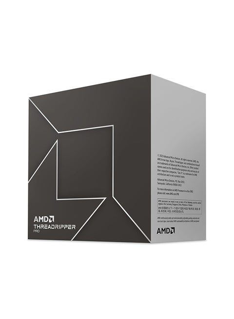Ryzen Threadripper PRO 7995WX 2.5 GHz sTR5 Processor, 96 Cores & 192 Threads, 5.1GHz Max Turbo Frequency, 384MB L3 Cache, 8-CH DDR5 ECC Memory, Up to 5200MT/s, Zen 4 Arc Gunmetal