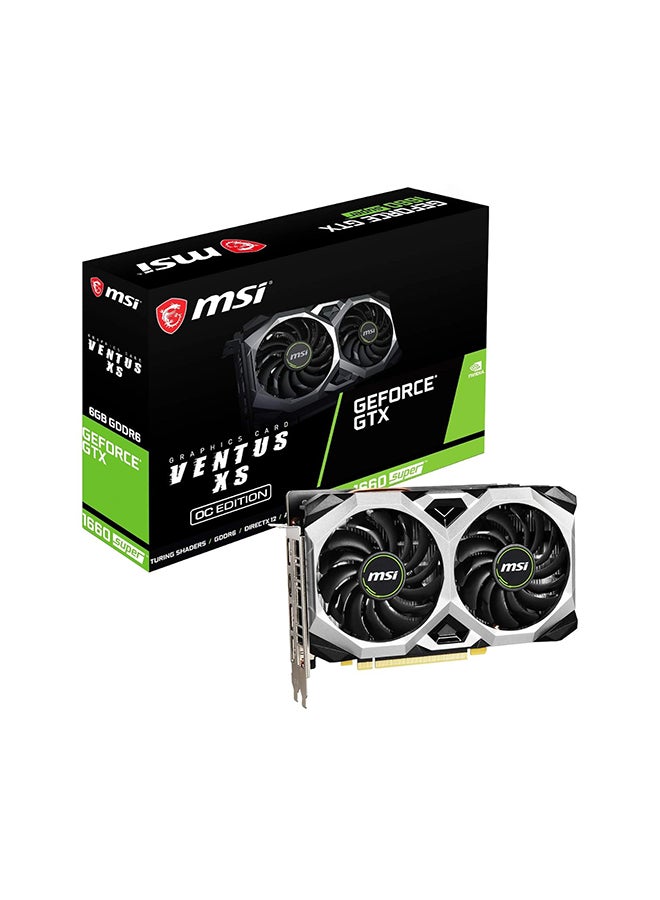 إم اس أي - بطاقة رسوميات الألعاب GTX 1660 pci_e_x16 Super Ventus XS OC 6GB GDDR6، أسود (V375-279R) - Image 1
