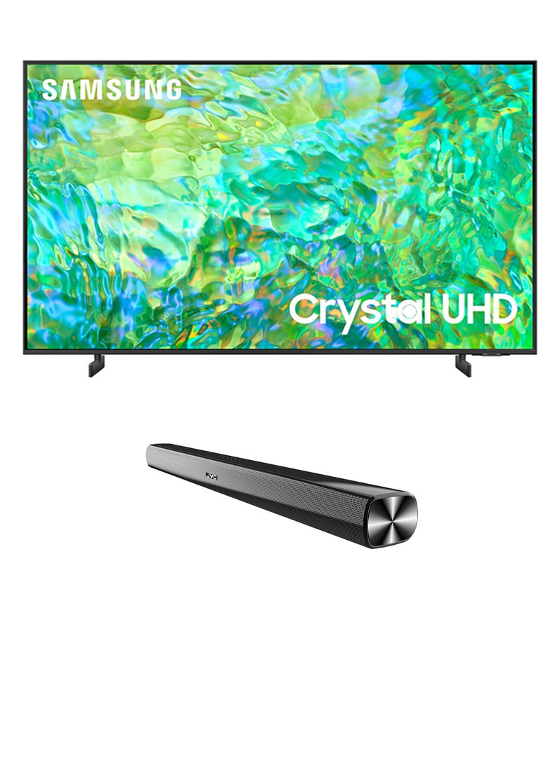 Samsung Smart TV Crystal UHD 4K CU8000 65 Inch 2023 Processor Airslim Dynamic Crystal Color With Soundbar 65CU8000+TH-N322B Titan Gray  - Image 1