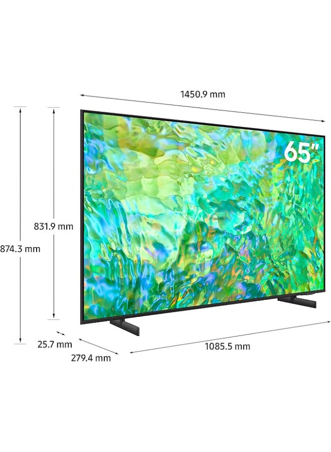 Samsung Smart TV Crystal UHD 4K CU8000 65 Inch 2023 Processor Airslim Dynamic Crystal Color With Soundbar 65CU8000+TH-N322B Titan Gray  - Image 3