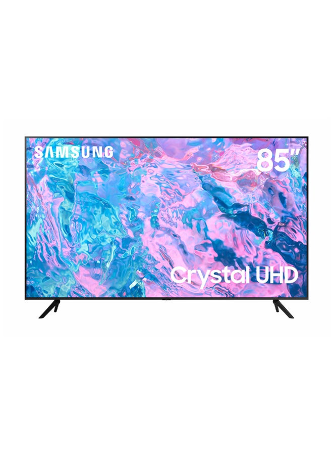 Samsung 85 Inch Crystal UHD 4K Smart TV 2023 UA85CU7000UXZN With JVC Soundbar 85CU7000+TH-N322B Black - Image 2