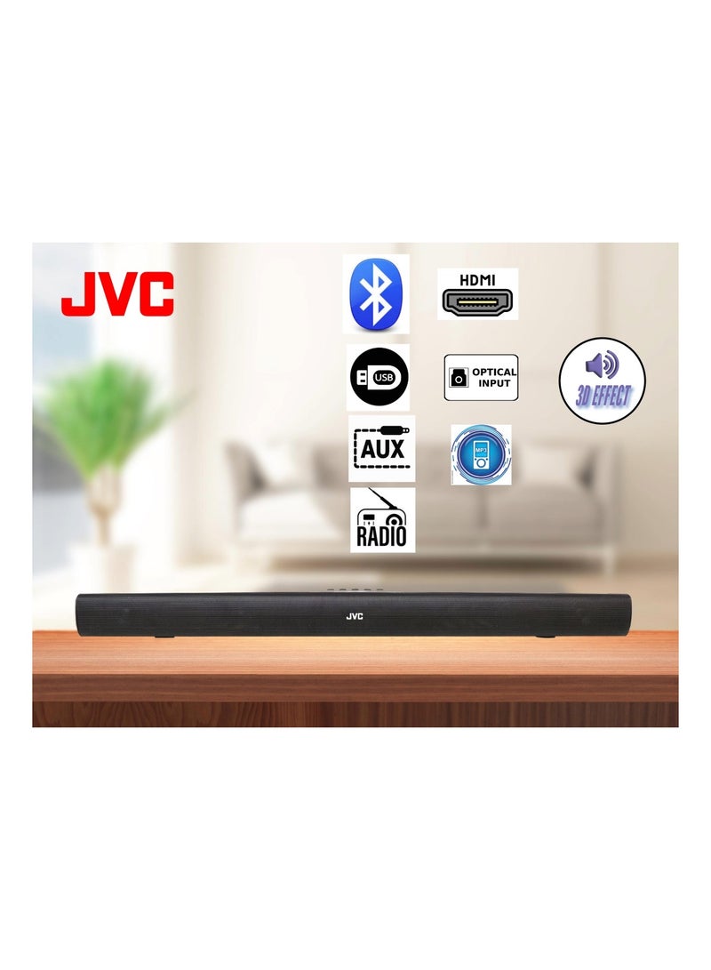 Samsung 85 Inch Crystal UHD 4K Smart TV 2023 UA85CU7000UXZN With JVC Soundbar 85CU7000+TH-N322B Black - Image 5
