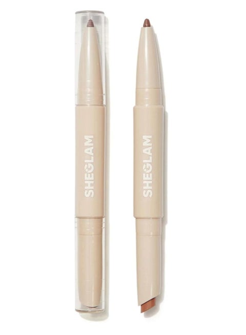 Glam 101 Lipstick And Liner Duo - Warm Nutmeg