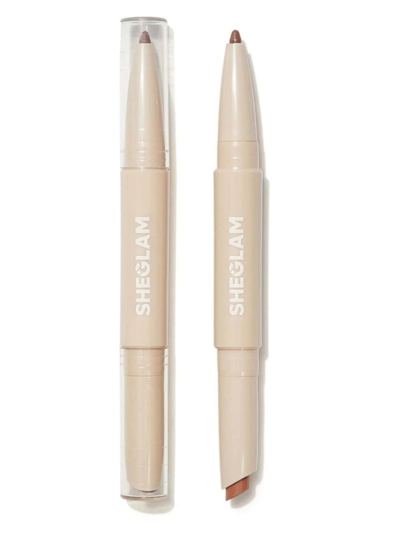 SHEGLAM Glam 101 Lipstick And Liner Duo - Warm Nutmeg  - Image 1