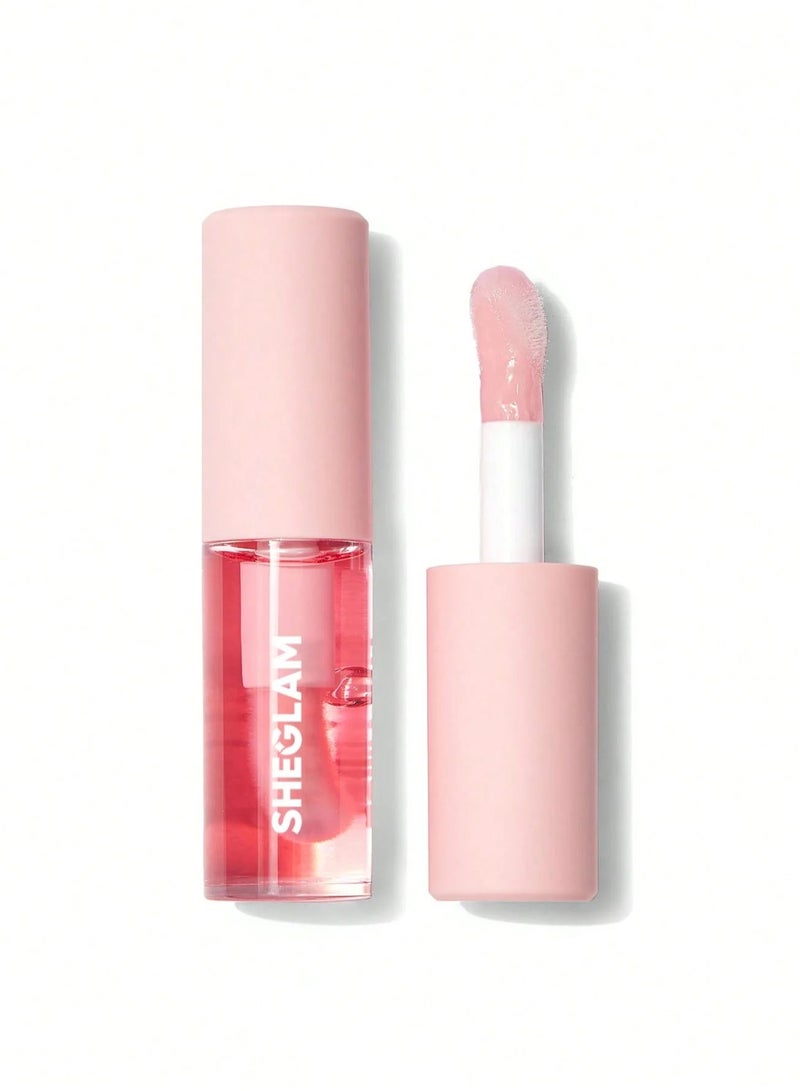 SHEGLAM Jelly Wow Hydrating Lip Oil-Berry Involved Pink  - Image 1