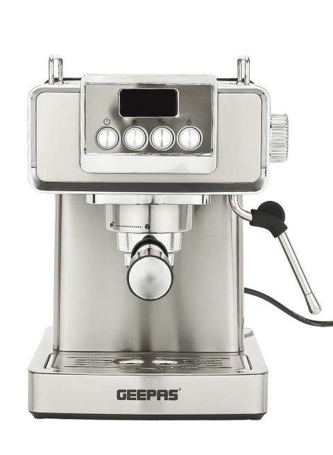 Espresso Coffee Machine With 20 Bar High Pressure ULKA Pump And Frothing Function 1.8 L 1465 W GCM41520 Silver