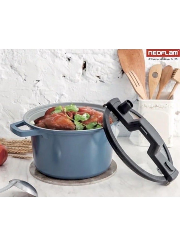 Neoflam Neoflam Smart Pressure Cooker Blue 5.4Liters - Image 2