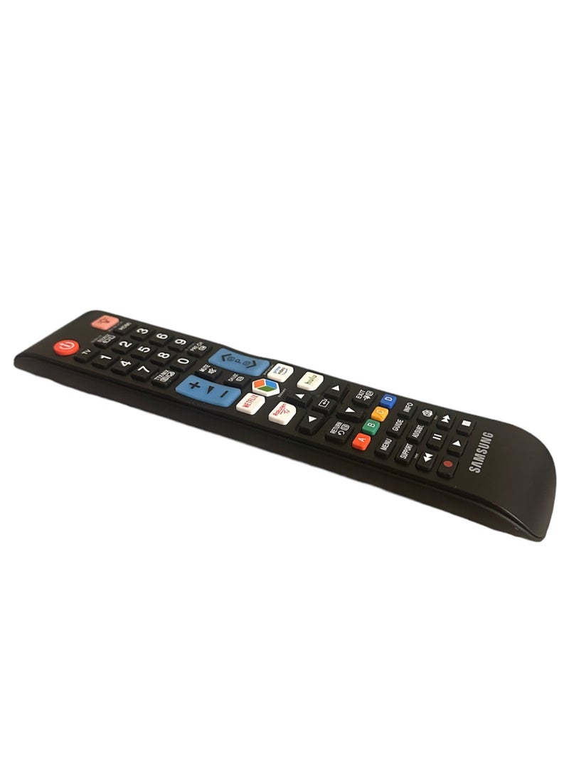 Samsung Universal Remote Control Compatible With All Samsung Lcd Led Smart Uhd 4K Tv'S With Netflix Prime Video Rakuten Hulu Buttons Black  - Image 1