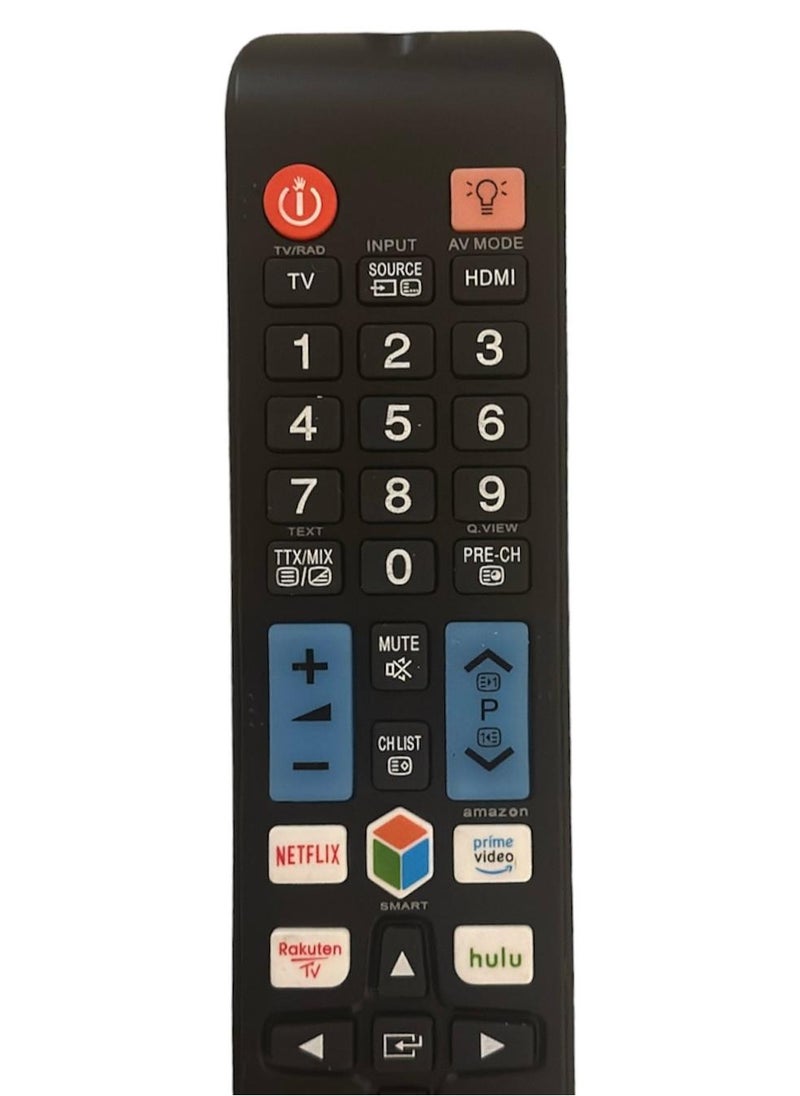 Samsung Universal Remote Control Compatible With All Samsung Lcd Led Smart Uhd 4K Tv'S With Netflix Prime Video Rakuten Hulu Buttons Black - Image 2