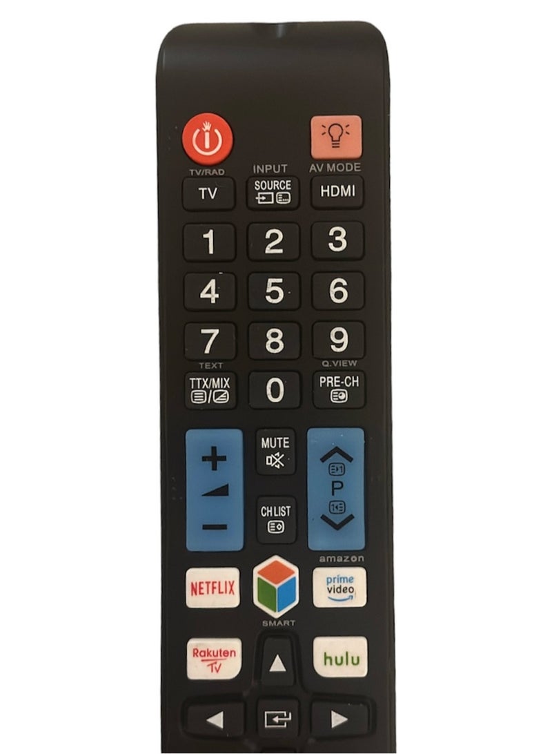 سامسونج جهاز تحكم عن بعد عالمي متوافق مع جميع أجهزة تلفزيون Samsung LCD LED الذكية UHD 4K مع أزرار Netflix Prime Video Rakuten Hulu - Image 2
