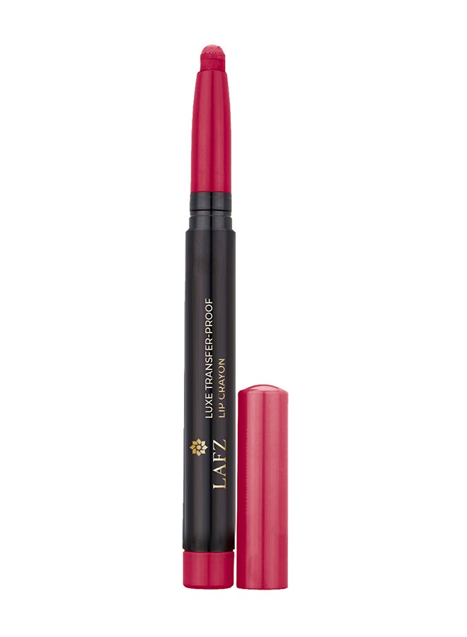 LAFZ Halal Luxe Transferproof Lip Crayon, 1.4gram Regal 