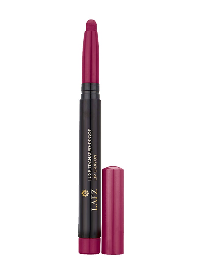 LAFZ Halal Luxe Transferproof Lip Crayon, 1.4gram Empress 