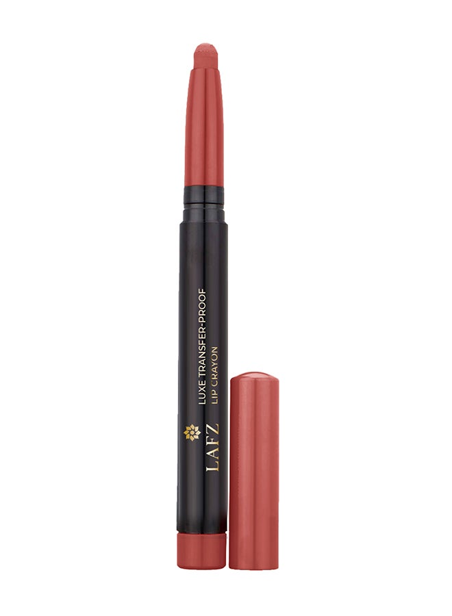 LAFZ Halal Luxe Transferproof Lip Crayon, 1.4gram Charm 