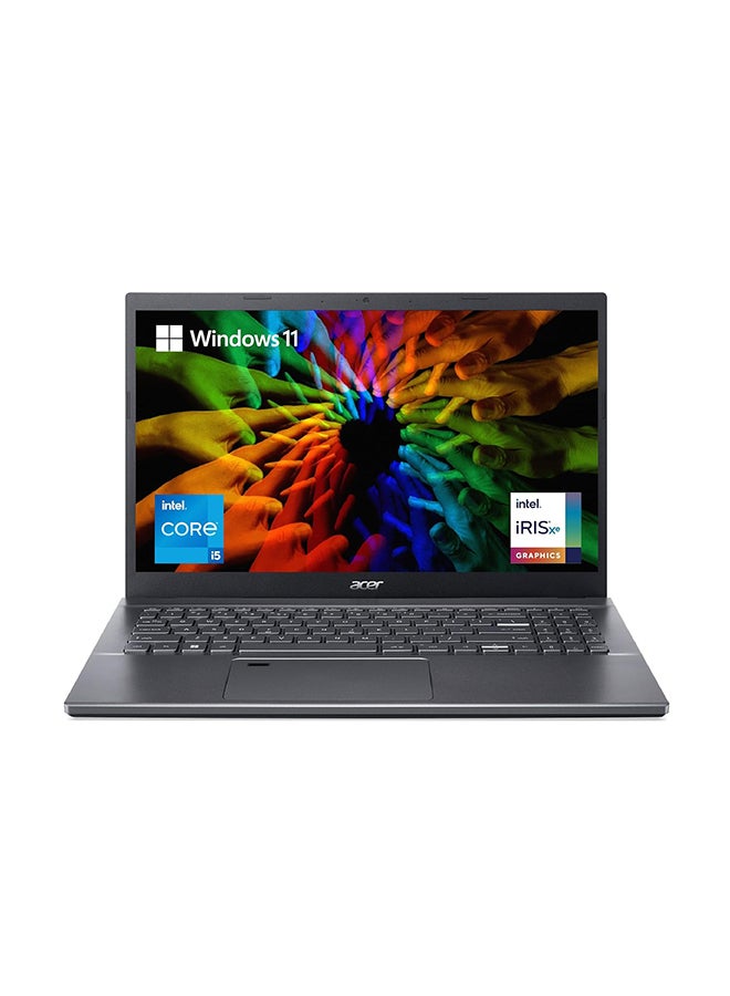 Acer Aspire 5 A515 Notebook With 12th Gen Intel Core i7-12650H 10 Cores Upto 4.70GHz/16Gb DDR4 Ram/1Tb Ssd Storage/Intel Iris XE Graphics/15.6" FHD IPS SlimBezel Display/Win 11 Home English/Arabic Steel Gray English/Arabic Steel Gray - Image 1
