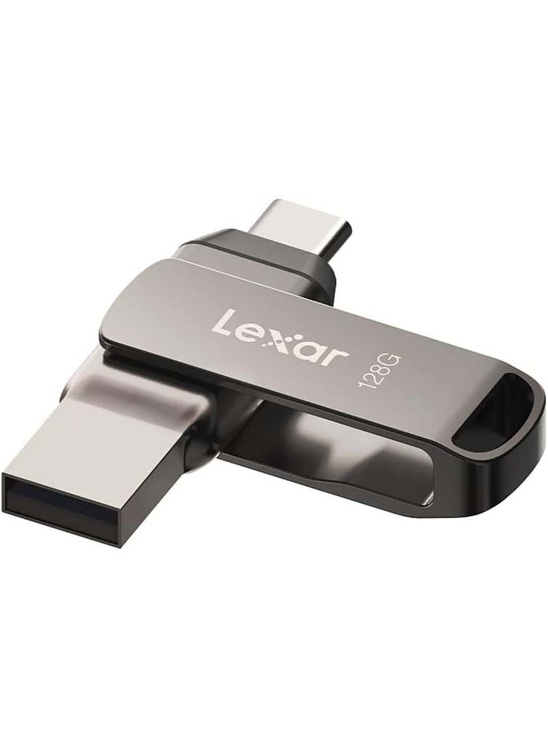 Lexar - 128GB USB 3.2 Gen 1 Flash Drive, USB-A & USB C USB Stick up to 130MB/s Read, Type-C Thumb Drive Swivel Design, Jump Drive for USB3.0/USB2.0, Memory Stick for Android Device/Tablet/Laptop/PC/Phone 128 GB - Image 1