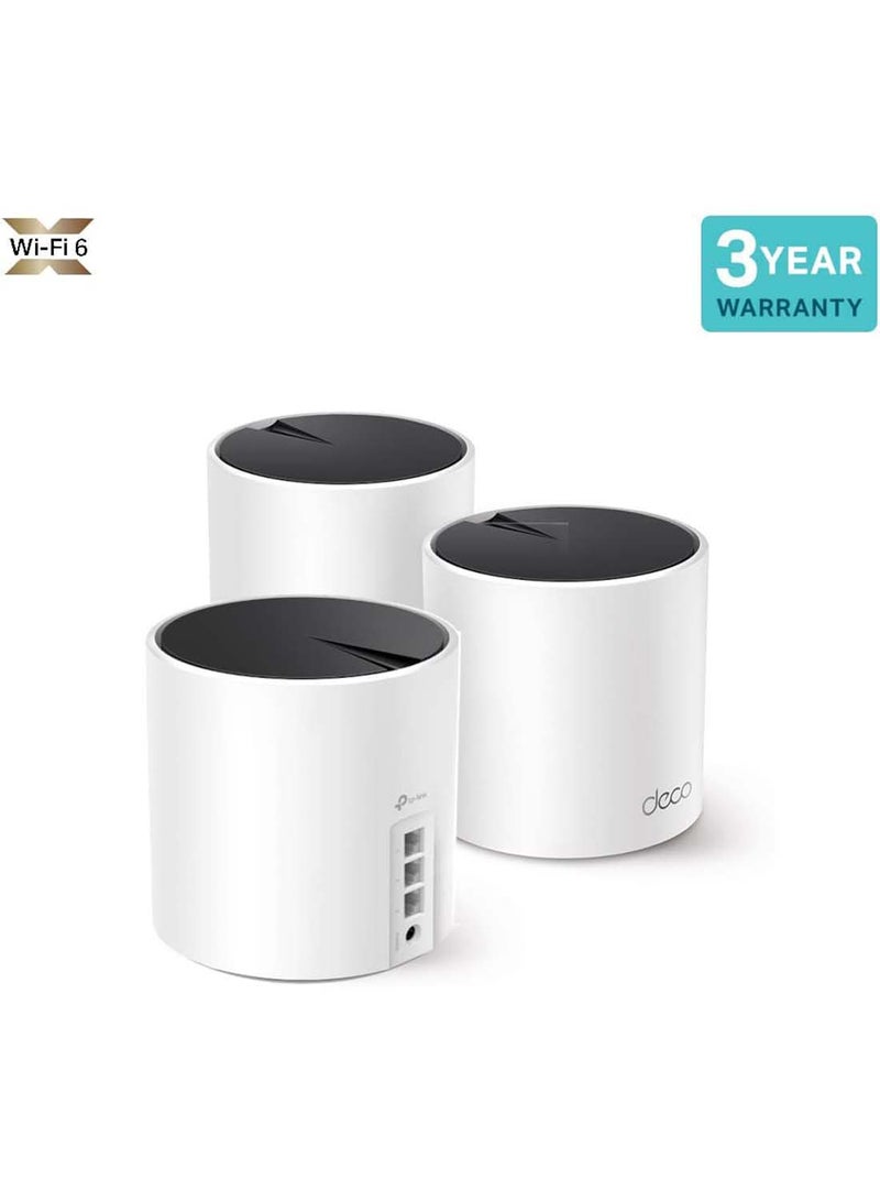 TP-LINK Deco X55 Mesh Wi Fi, 3 Pack, Black, Deco X55(3-pack) White - Image 2