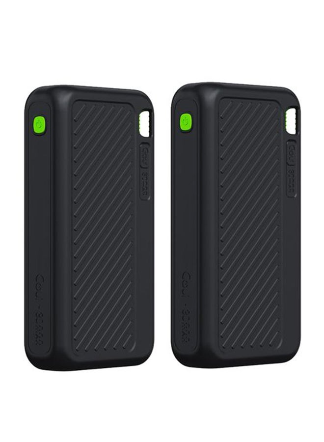 Goui - 30000 mAh 30000 mAh 2x Singi Portable Power Banks – Dual Charging Functionality, High Compatibility with Smartphones, Tablets, Gaming Devices, Bluetooth, MP3/MP4 Players & More – Convenient, Compact Design for Instant Power Anytime, Anywhere - Black Black - Image 1