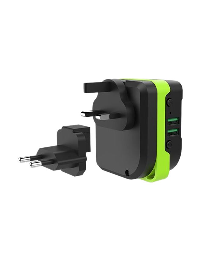جوي بكج (2x بيوني 3 في 1) باور بانك (5200mAh) + مكبر صوت بلوتوث + شاحن حائط – حل شحن وصوت محمول ومتعدد الوظائف - باللون الأسود  - Image 4