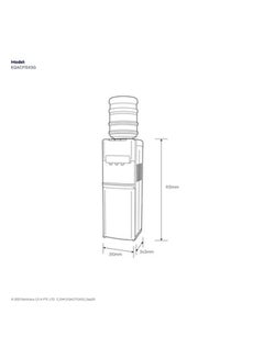 Water Dispenser, Top Loading With 3 Water Spouts For Hot, Cold, And Neutral Temperatures And Storage Cabinet 9 L 570 W EQACF1SXSG Grey - pnsku/N70046662V/45/_/1708083313/5eb2d819-625b-44b1-a37e-a0e51dff7dde