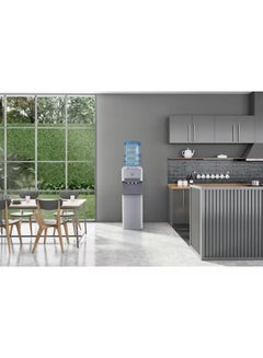 Water Dispenser, Top Loading With 3 Water Spouts For Hot, Cold, And Neutral Temperatures And Storage Cabinet 9 L 570 W EQACF1SXSG Grey - pnsku/N70046662V/45/_/1708083315/ff851666-2f39-42a8-91e8-564473ad2699